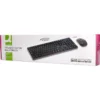 SET TECLADO + RATON INALAMBRICO Q-CONNECT 2.4G NEGRO COMPATIBLE WINDOWS 98 / NT / ME / 2000 / XP / 7 /