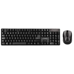 SET TECLADO + RATON INALAMBRICO Q-CONNECT 2.4G NEGRO COMPATIBLE WINDOWS 98 / NT / ME / 2000 / XP / 7 /