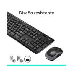 SET TECLADO + RATON LOGITECH MK270 INALAMBRICO NEGRO