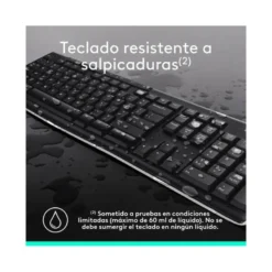 SET TECLADO + RATON LOGITECH MK270 INALAMBRICO NEGRO