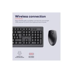 SET TECLADO + RATON TRUST PRIMO INALAMBRICO USB 2.0 COLOR NEGRO