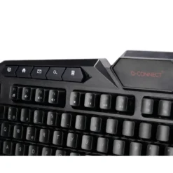 SET TECLADO Y RATON Q-CONNECT GAMING CON CABLE E ILUMINACION LED COLOR NEGRO