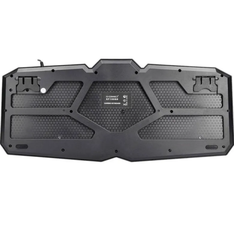 SET TECLADO Y RATON Q-CONNECT GAMING CON CABLE E ILUMINACION LED COLOR NEGRO