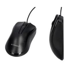 SET TECLADO Y RATON Q-CONNECT CON CABLE COLOR NEGRO