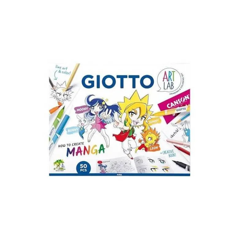 SET CREATIVO GIOTTO ART LAB MANGA