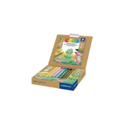 SET DE DIBUJO STAEDTLER NORIS JUNIOR MIXTO LAPICES DE CERA ACTIVIDADES INFANTILES 8 PIEZAS