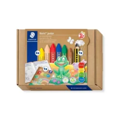 SET DE DIBUJO STAEDTLER NORIS JUNIOR MIXTO LAPICES DE CERA ACTIVIDADES INFANTILES 8 PIEZAS
