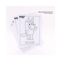 SET DE PAPELERIA COLOREABLE BLUEY