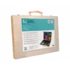 SET DE PINTURA LIDERPAPEL MADERA 245 PIEZAS MALETIN 49X36,6X4,5 CM