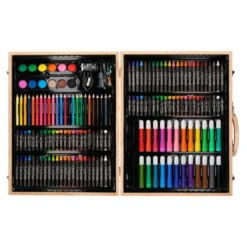SET DE PINTURA LIDERPAPEL MADERA 168 PIEZAS MALETIN 39,3X30X4,8 CM