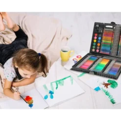 SET DE PINTURA LIDERPAPEL PLASTICO 150 PIEZAS 36X31X4 CM