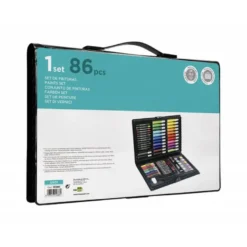 SET DE PINTURA LIDERPAPEL PLASTICO 86 PIEZAS 34X23X3,2 CM