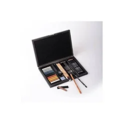 SET DIBUJO LYRA ESTUCHE DE MADERA CON 31 PIEZAS SURTIDAS