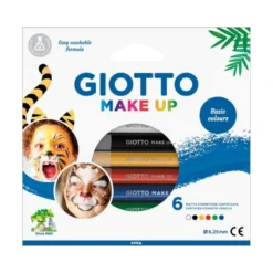 SET GIOTTO MAKE UP 6 LAPICES COSMETICOS COLORES CLASICOS