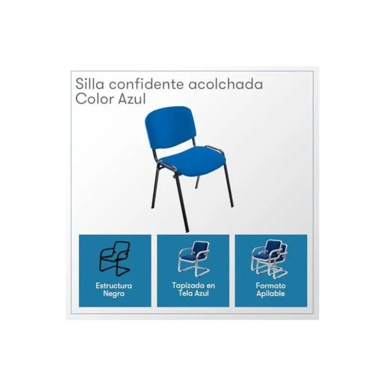 Silla confidente de oficina Rocada