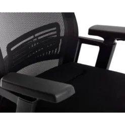 SILLA CON RUEDAS DE DIRECCION Q-CONNECT ERGONOMICA BASE METAL RESPALDO ALTO CON REPOSACABEZA AJUSTABLE