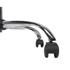 SILLA DE DIRECCION CON RUEDAS Q-CONNECT BASE METAL RESPALDO ALTO REGULABLE EN ALTURA 1110+100MM ALTO PIEL Y MALLA