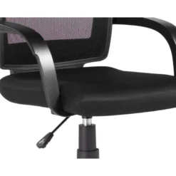 SILLA GIRATORIA Q-CONNECT CON RUEDAS Y RESPALDO MEDIO REGULABLE EN ALTURA 900+100X560X570 MM COLOR NEGRO