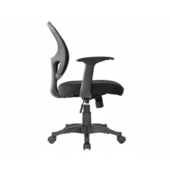 SILLA GIRATORIA Q-CONNECT CON RUEDAS Y RESPALDO MEDIO REGULABLE EN ALTURA 870+120MM ALTO 550MM ANCHO 590MM PROFUNDIDAD