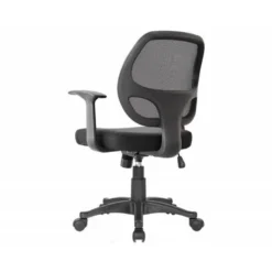 SILLA GIRATORIA Q-CONNECT CON RUEDAS Y RESPALDO MEDIO REGULABLE EN ALTURA 870+120MM ALTO 550MM ANCHO 590MM PROFUNDIDAD