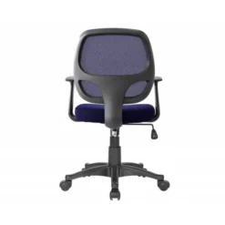 SILLA GIRATORIA Q-CONNECT CON RUEDAS Y RESPALDO MEDIO REGULABLE EN ALTURA 870+120MM ALTO 550MM ANCHO 590MM PROFUNDIDAD