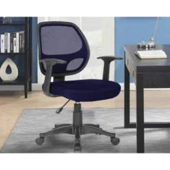 SILLA GIRATORIA Q-CONNECT CON RUEDAS Y RESPALDO MEDIO REGULABLE EN ALTURA 870+120MM ALTO 550MM ANCHO 590MM PROFUNDIDAD