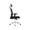 SILLA GIRATORIA Q-CONNECT ERGONOMICA RESPALDO ALTO Y REPOSACABEZA AJUSTABLE EN ALTURA 1180+100X630X625 MM