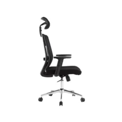 SILLA GIRATORIA Q-CONNECT ERGONOMICA RESPALDO ALTO Y REPOSACABEZA AJUSTABLE EN ALTURA 1180+100X630X625 MM