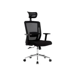 SILLA GIRATORIA Q-CONNECT ERGONOMICA RESPALDO ALTO Y REPOSACABEZA AJUSTABLE EN ALTURA 1180+100X630X625 MM