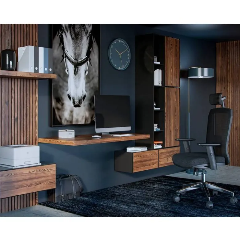 SILLA GIRATORIA Q-CONNECT ERGONOMICA RESPALDO ALTO Y REPOSACABEZA AJUSTABLE EN ALTURA 1180+100X630X625 MM