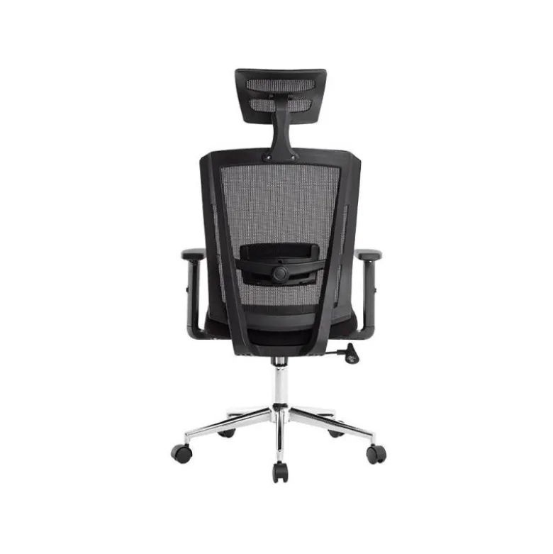 SILLA GIRATORIA Q-CONNECT ERGONOMICA RESPALDO ALTO Y REPOSACABEZA AJUSTABLE EN ALTURA 1180+100X630X625 MM