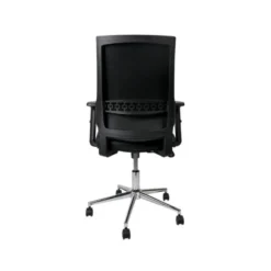 SILLA GIRATORIA Q-CONNECT RESPALDO MEDIO DE SIMILPIEL REGULABLE EN ALTURA 980+100X630X625 MM COLOR