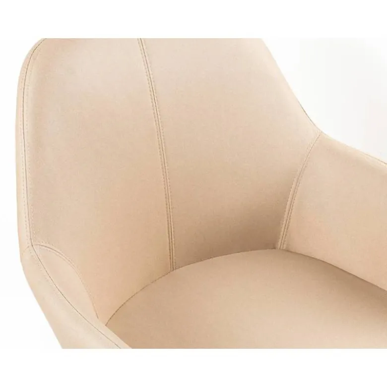 SILLA Q-CONNECT CONFIDENTE SIEMIONE BASE METALICA ALT MAX 820 ANC 570 PROF 580 COLOR MARRON ARENA