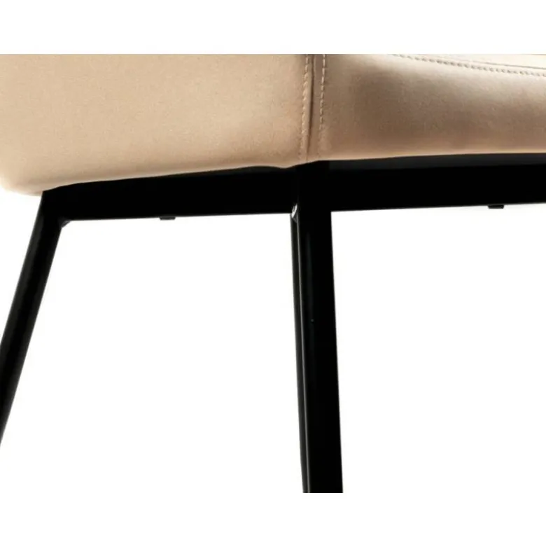 SILLA Q-CONNECT CONFIDENTE SIEMIONE BASE METALICA ALT MAX 820 ANC 570 PROF 580 COLOR MARRON ARENA