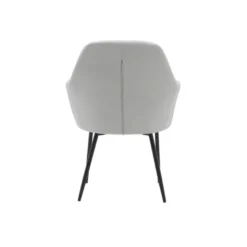 SILLA Q-CONNECT CONFIDENTE SIEMIONE BASE METALICA ALT MAX 820 ANC 570 PROF 580 COLOR GRIS CLARO