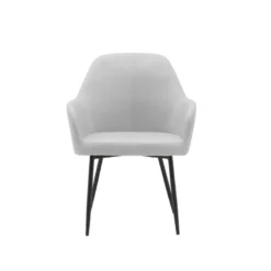 SILLA Q-CONNECT CONFIDENTE SIEMIONE BASE METALICA ALT MAX 820 ANC 570 PROF 580 COLOR GRIS CLARO