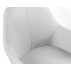 SILLA Q-CONNECT CONFIDENTE SIEMIONE BASE METALICA ALT MAX 820 ANC 570 PROF 580 COLOR GRIS CLARO