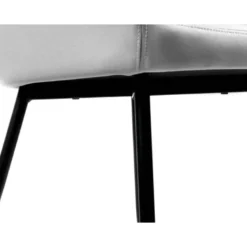 SILLA Q-CONNECT CONFIDENTE SIEMIONE BASE METALICA ALT MAX 820 ANC 570 PROF 580 COLOR GRIS CLARO