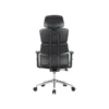 SILLA Q-CONNECT DIRECCION AUREA SIMILPIEL ALT MAX 1400 MM ANC 520 MM PROF 510 MM RUEDAS PREMIUM NEGRO