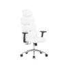 SILLA Q-CONNECT DIRECCION AUREA SIMILPIEL ALT MAX 1400 MM ANC 520 MM PROF 510 MM RUEDAS PREMIUM BLANCO