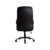 SILLA Q-CONNECT DIRECCION BOLZ ANO SIMIL PIEL BASE METALICA ALT MAX 1260 ANC 650 PROF 730 MM RUEDAS PREMIUM COLOR NEGRO