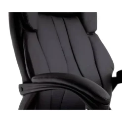 SILLA Q-CONNECT DIRECCION BOLZ ANO SIMIL PIEL BASE METALICA ALT MAX 1260 ANC 650 PROF 730 MM RUEDAS PREMIUM COLOR NEGRO