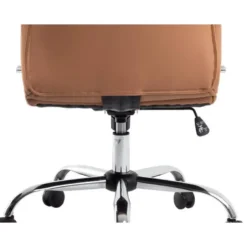 SILLA Q-CONNECT DIRECCION MODE NA SIMIL PIEL BASE METALICA ALT MAX 1210 ANC 630 PROF 650 MM RUEDAS PREMIUM COLOR CREMA