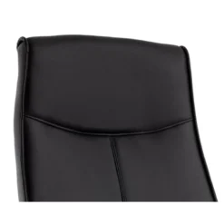 SILLA Q-CONNECT DIRECCION MODE NA SIMIL PIEL BASE METALICA ALT MAX 1210 ANC 630 PROF 650 MM RUEDAS PREMIUM COLOR NEGRO