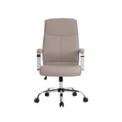 SILLA Q-CONNECT DIRECCION MODE NA SIMIL PIEL BASE METALICA ALT MAX 1210 ANC 630 PROF 650 MM RUEDAS PREMIUM COLOR GRIS