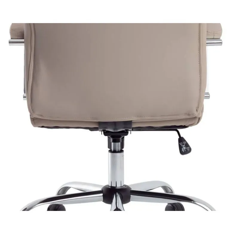 SILLA Q-CONNECT DIRECCION MODE NA SIMIL PIEL BASE METALICA ALT MAX 1210 ANC 630 PROF 650 MM RUEDAS PREMIUM COLOR GRIS