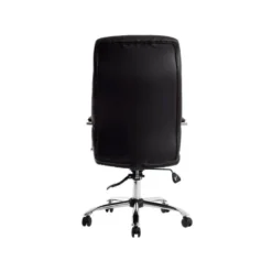 SILLA Q-CONNECT DIRECCION PIAV E SIMIL PIEL BASE METALICA ALT MAX 1250 ANC 610 PROF 700 MM RUEDAS PREMIUM COLOR NEGRO
