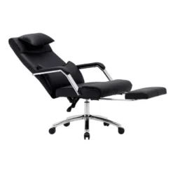 SILLA Q-CONNECT DIRECCION RAVENNA SIMIL PIEL BASE METALICA ALT MAX 1300 ANC 670 PROF 730 MM RUEDAS PREMIUM