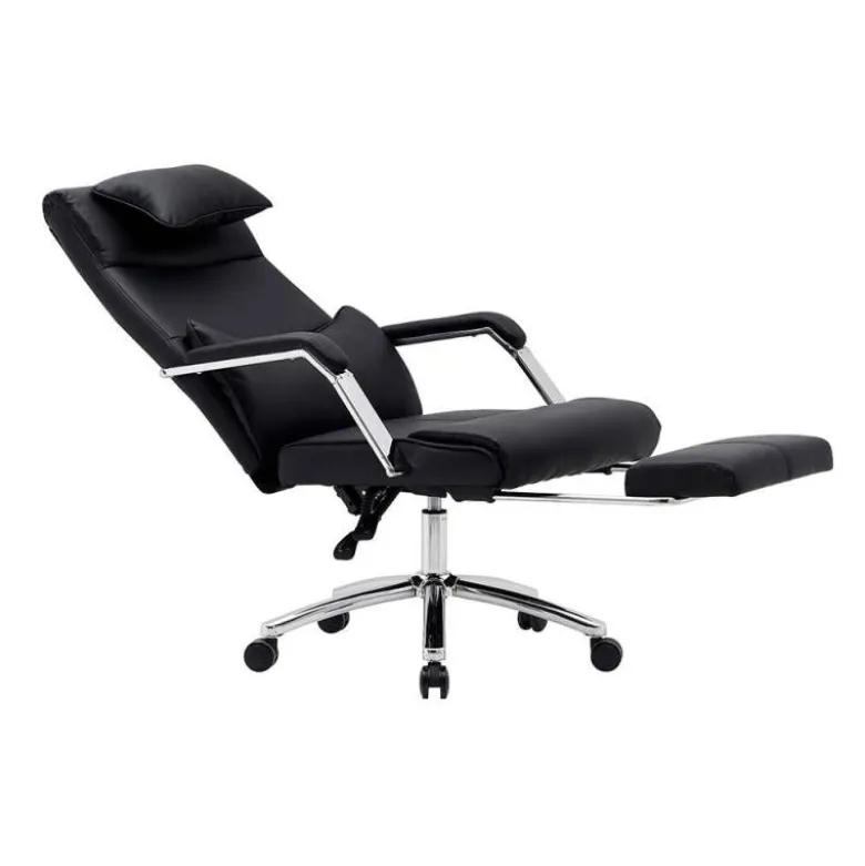 SILLA Q-CONNECT DIRECCION RAVENNA SIMIL PIEL BASE METALICA ALT MAX 1300 ANC 670 PROF 730 MM RUEDAS PREMIUM
