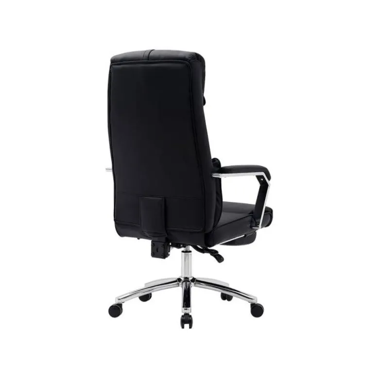 SILLA Q-CONNECT DIRECCION RAVENNA SIMIL PIEL BASE METALICA ALT MAX 1300 ANC 670 PROF 730 MM RUEDAS PREMIUM